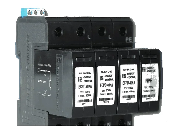 ECPD-3 Series trifásicos – Para montaje sobre riel DIN